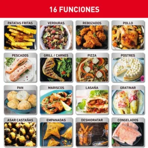 Moulinex Easy Fry & Grill 4.2L EZ505D 16 funciones