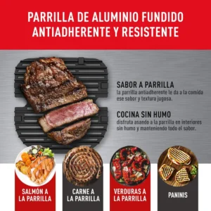 Moulinex Easy Fry & Grill 4.2L EZ505D parrilla antiadherente